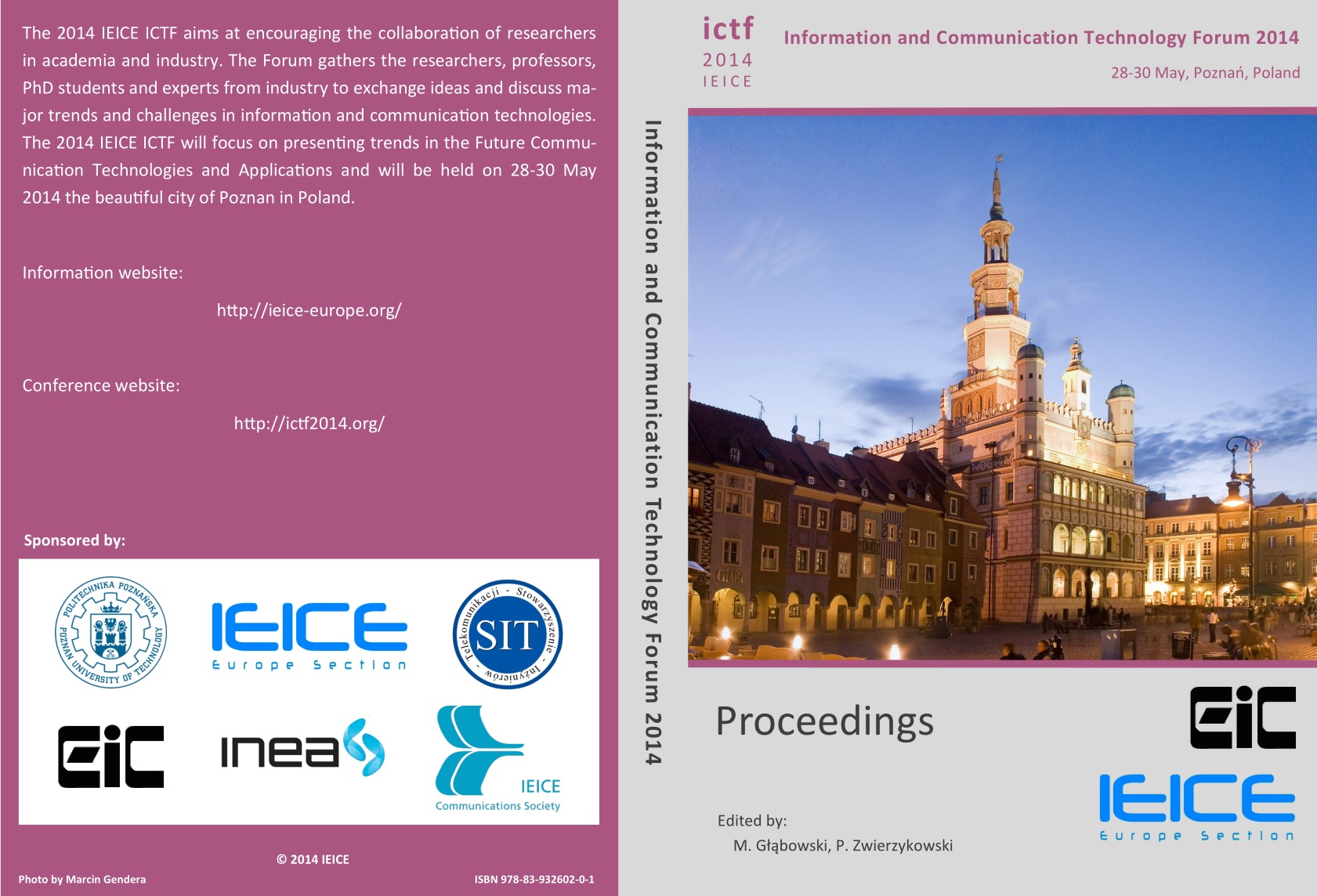 Conference proceedings cover.